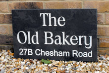 Large slate house sign  500mm x 300mm - House Sign Shop