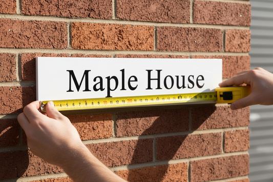What Size House Sign Do I Need?