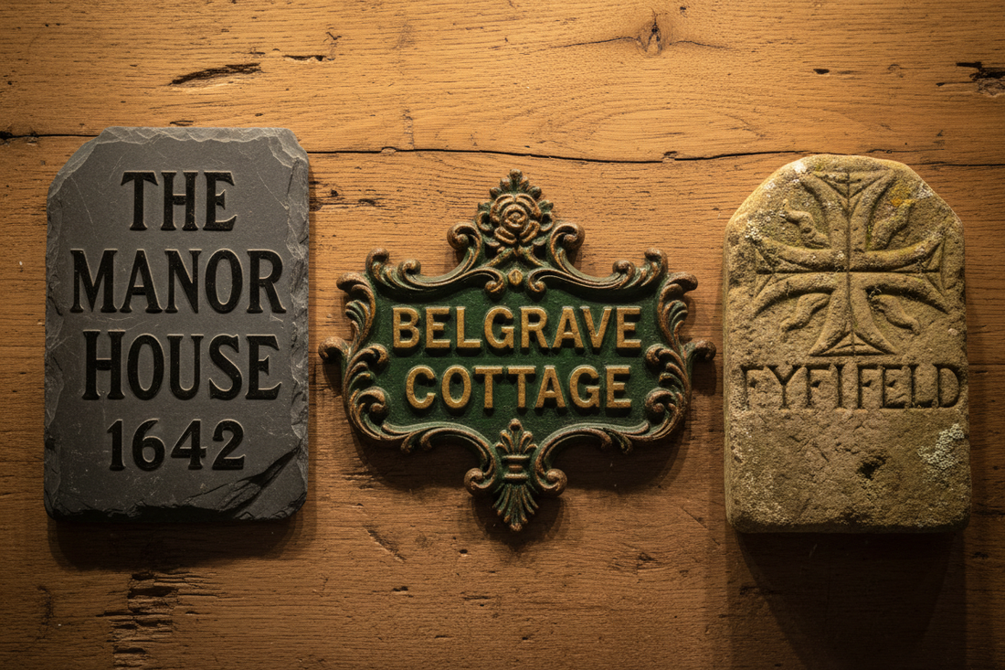 The History and Craftsmanship of Traditional House Signs: A Journey Through Time