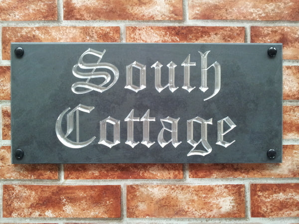 House name sign / address plaque  450mm x 200mm - House Sign Shop